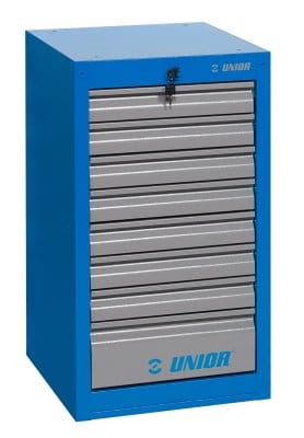 Szafa narzędziowa wąska-8 szuflad Unior (625623) 990ND8