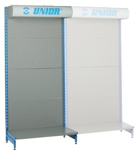 Dodatkowa perforowana tablica eksposycyjna 935x560x2200 Unior (616507) 995D1