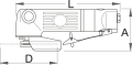 Pneumatyczna szlifierka kątowa 125mm 230 Unior (617730) 1518