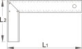 Kątownik budowlany 500mm Unior (617697) 1263