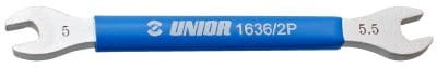 Klucz do szprych 5 mm oraz 5.5 mm 5 5.5mm Unior (619718) 1636/2P