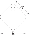 Podstawa do stojaka 1693B. Unior (623231) 1693.4B