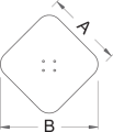 Podstawa do stojaka 1693C. Unior (623232) 1693.4C