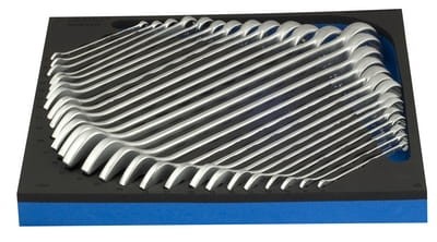 Zestaw kluczy płasko-oczkowych długich w module 6-32 27szt. Unior 621054 964/2CSOS