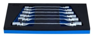 Zestaw kluczy nasadowych przegubowych w module 8-22/6 Unior (621072) 964/17SOS