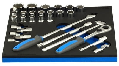 Zestaw kluczy nasadowych 1/2" na wkładce SOS /29 Unior (621186) 964/19S12SOS