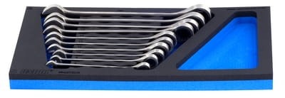 Zestaw kluczy płasko-oczkowych z mechanizmem zapadkowym na wkładce SOS 8-19/10 Unior (621084) 964/27SOS