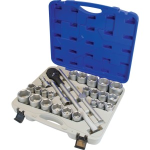 Zestaw kluczy nasadowych 3/4" 26szt. calowy AF i metryczny Senator SEN5829320K PRO25