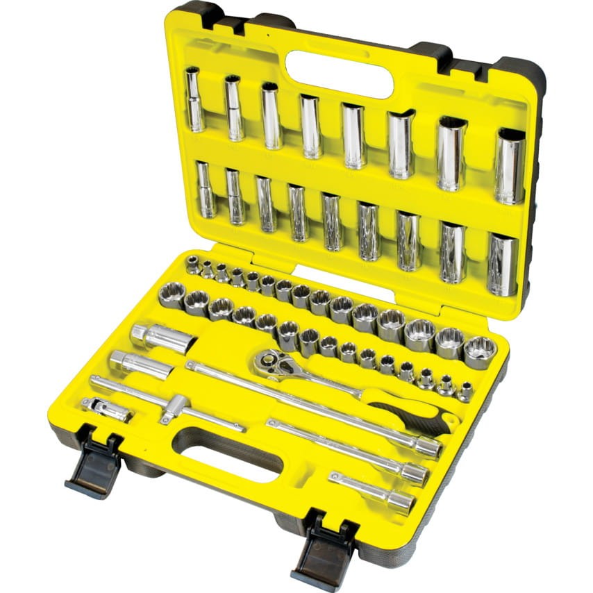 Zestaw klucz nasadowych 3/8" 55szt. metryczne i calowe AF Yamoto YMT5829260K