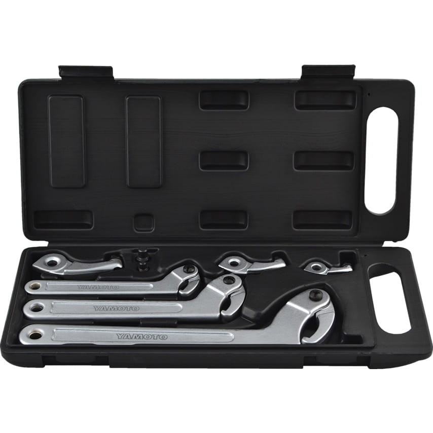 estaw kluczy hakowych z bolcem 3/4"-4.3/4" 8szt. Yamoto YMT5829100K YMT-582-9100K