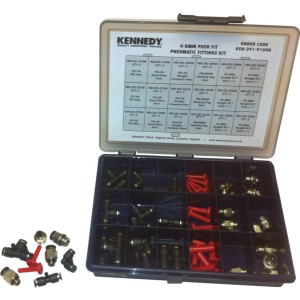 KFK468 4-8mm PNEUMATIC FITINGS KIT Kennedy KEN2919100K
