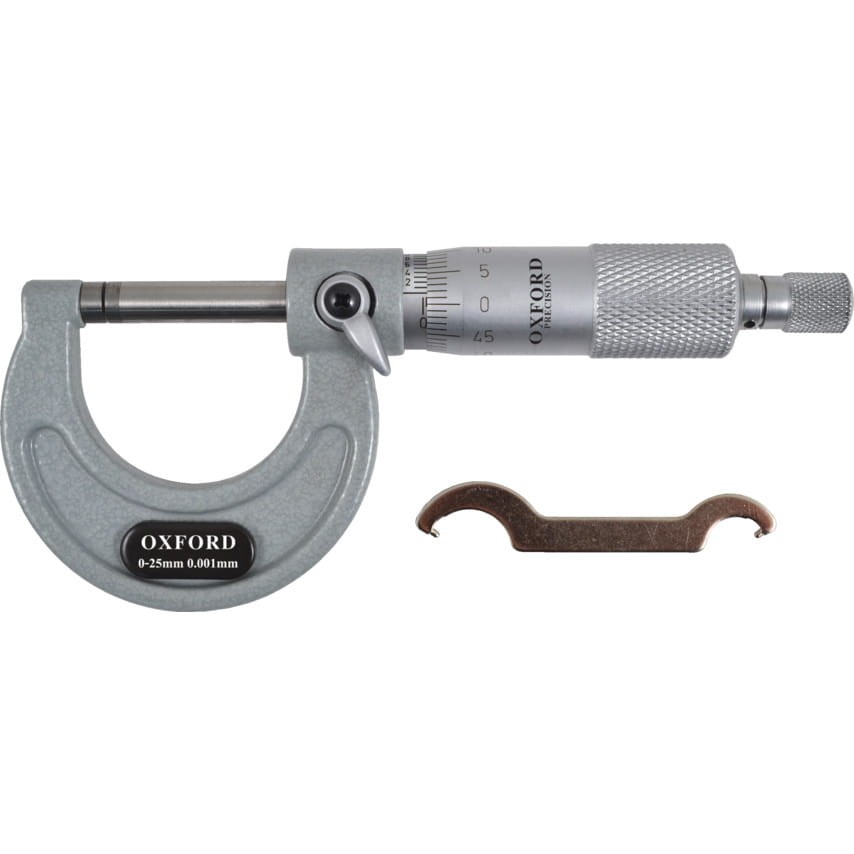 Mikrometr 0-25mm 0,001mm bardzo dokładny mikromierz Oxford Precision OXD3355300K OXD-335-5300K