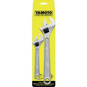 Zestaw kluczy nastawnych 8" i 12" CrV Yamoto YMT5013500K
