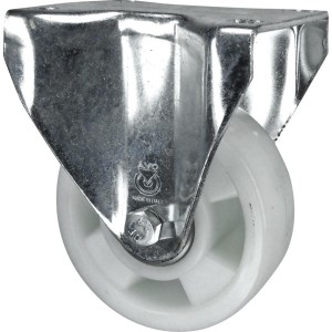 Kółko stałe z blaszką mocującą 100mm nylonowe Atlas Workholders ATL9456198K