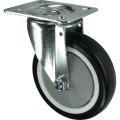 Kółko obrotowe z blaszką mocującą 125mm PU poliuretanowe Atlas Workholders ATL9450616K