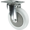 Kółko obrotowe z blaszką mocującą 125mm nylonowe Atlas Workholders ATL9450476K