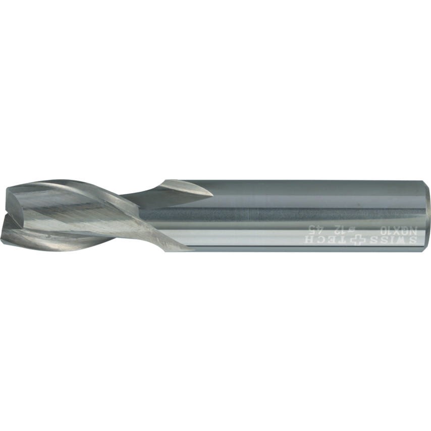 Frez węglikowy 2,5mm krótki 2 ostrza TiCN Swisstech SWT1614532L