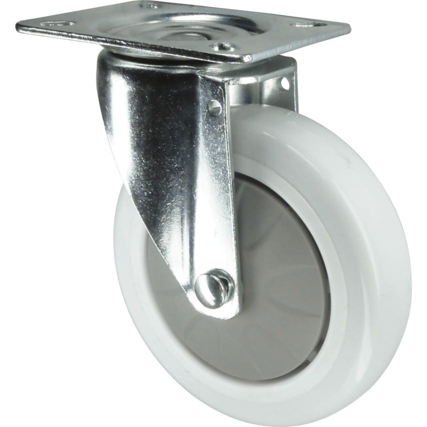 Kółko obrotowe z blaszką mocującą 75mm nylonowe Atlas Workholders ATL9450472K