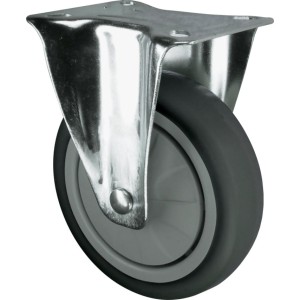 Kółko stałe z blaszką mocującą 75mm gumowe Atlas Workholders ATL9450502K