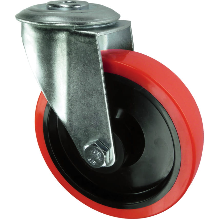 Kółko obrotowe z otworem 125mm PU poliuretanowe Atlas Workholders ATL9452480K