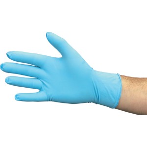 Rękawice nitrylowe bezpudrowe S 100szt. Tuffsafe TFF9614054E