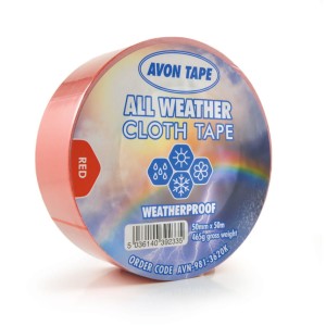 ALL WEATHER RED DUCT TAPE50MM X 50M Avon AVN9813620K