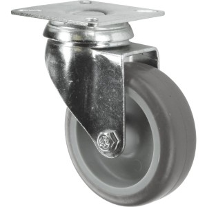 Kółko obrotowe z blaszką mocującą 100mm gumowe Atlas Workholders ATL9450254K