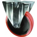 Kółko stałe z blaszką mocującą 125mm PU poliuretanowe Atlas Workholders ATL9451670K