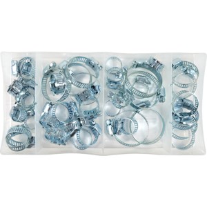 40 PCE HOSE CLIP ASSORTMENT-8 POPULAR SIZES KIT Senator SEN6152200K PRO25