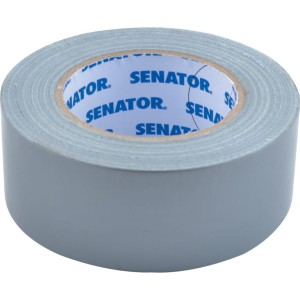 Taśma 50mmx50m CLOTH TAPE SILVER Senator SEN9810050S PRO25