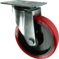 Kółko obrotowe z blaszką mocującą 80mm PU poliuretanowe Atlas Workholders ATL9451686K