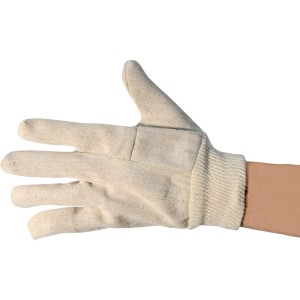 Rękawice COTTON DRILL POLY 6OZ SIZE 8 LADIES KNITTED WRIST (PK12) Sitesafe SSF9613050K