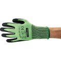 Rękawice FOAM nitrylowe CUT 5 GLOVEGREEN rozmiar 8 Tuffsafe TFF9614841C