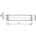 Kołki stalowe 3x18mm tolerancja m6 100szt. Qualfast QFT6500270L