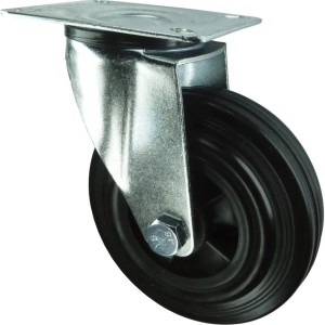 Kółko obrotowe z blaszką mocującą 80mm gumowe POLY' CENTRE Atlas Workholders ATL9450926K