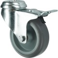 Kółko z hamulcem obrotowe z otworem 50mm gumowe Atlas Workholders ATL9450300K