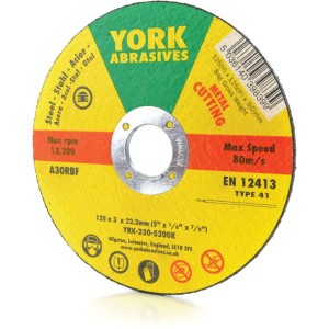 Tarcza do cięcia 355x3x25.4mm A24RBF T41 York Abrasives YRK2305420K