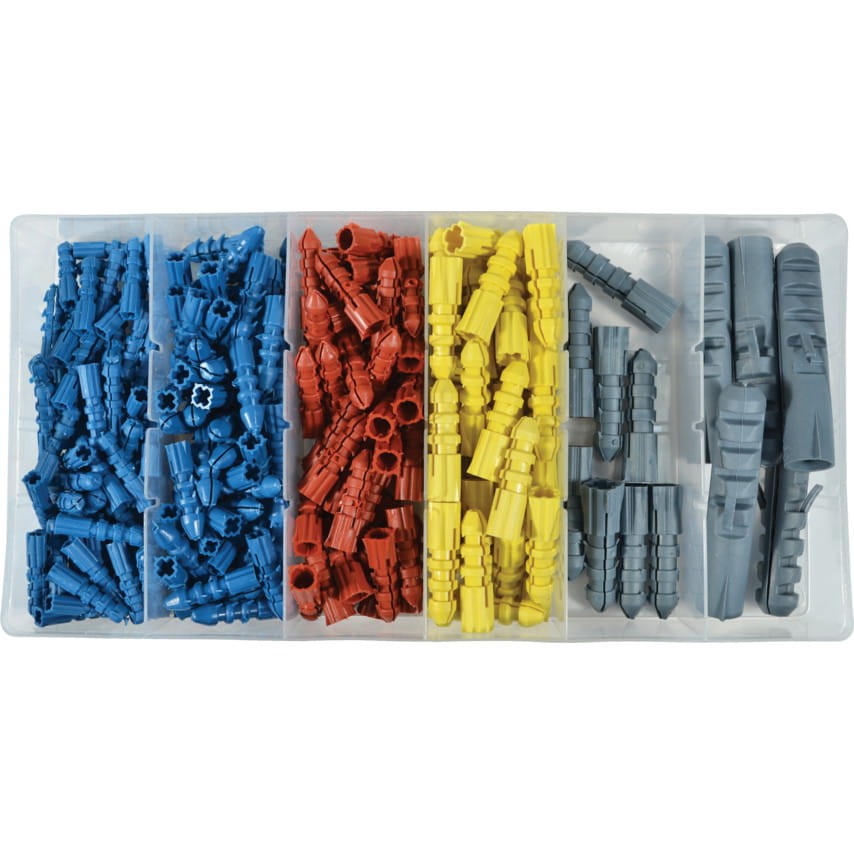 220 PCE WALL ANCHOR ASSORTMENT 6 SIZES KIT Senator SEN6152400K