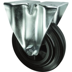 Kółko stałe z blaszką mocującą 100mm gumowe POLY' CENTRE Atlas Workholders ATL9450908K