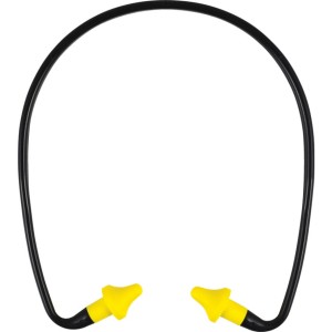 BANDED EARPLUG 21dB YELLOW PLUG BLACK BAND Tuffsafe TFF9581660K