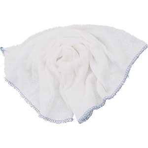WHITE COTTON DISHCLOTHS YELLOW TRIM (PK-10) Cotswold COT9072460K