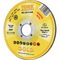 Tarcza do szlifowania 100x6x16mm A30S DPC York Abrasives YRK2300165K
