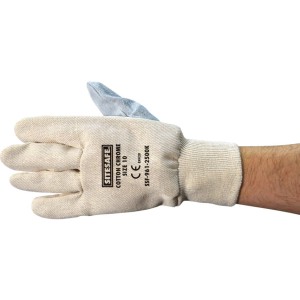 Rękawice CONTRACTORS COTTON CHROMESZ 10 Sitesafe SSF9612500K