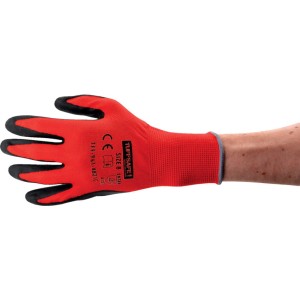 Rękawice FOAM nitrylowe CUT 1 GLOVERED rozmiar 9 Tuffsafe TFF9614822D