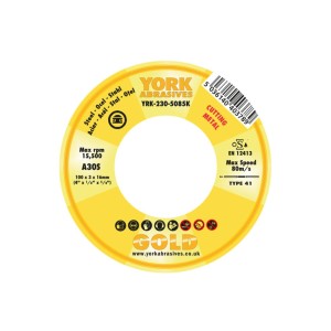 Tarcza do cięcia 100x3x16mm A30S York Abrasives YRK2305085K