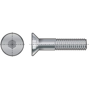 Śruba imbusowa M16x25 łeb stożkowy A4 nierdzewna Qualfast QFT6042251L PRO20-21