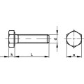 Śruba UNC 5/16"x1.1/2" łeb sześciokątny Qualfast CTL6310427D