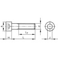 Śruba UNF No.4x1/2" imbusowa 12.9 100szt. Qualfast QFT6011547N