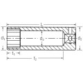 Nasadka 1/4" 14mm 12-kątna długa Stahlwille 01240014