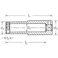 Nasadka 3/8" do świec 16mm-5/8" z magnesem ze zredukowany przekrojem Stahlwille 02140036